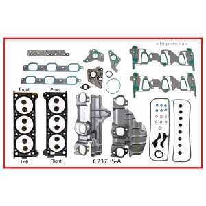 Enginetech C237HS-AWB Gasket Set - Head