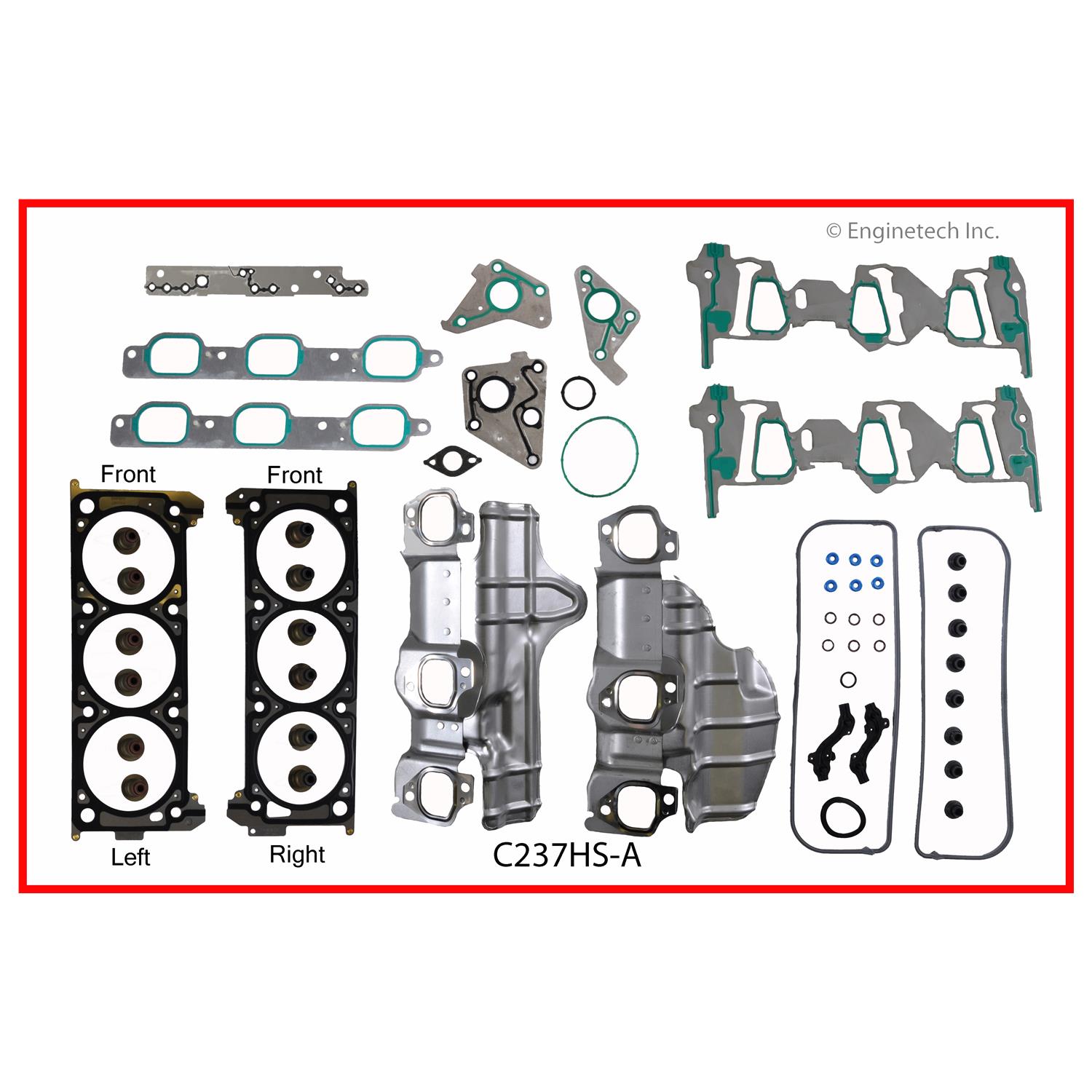 Enginetech C237HS-AWB Gasket Set - Head
