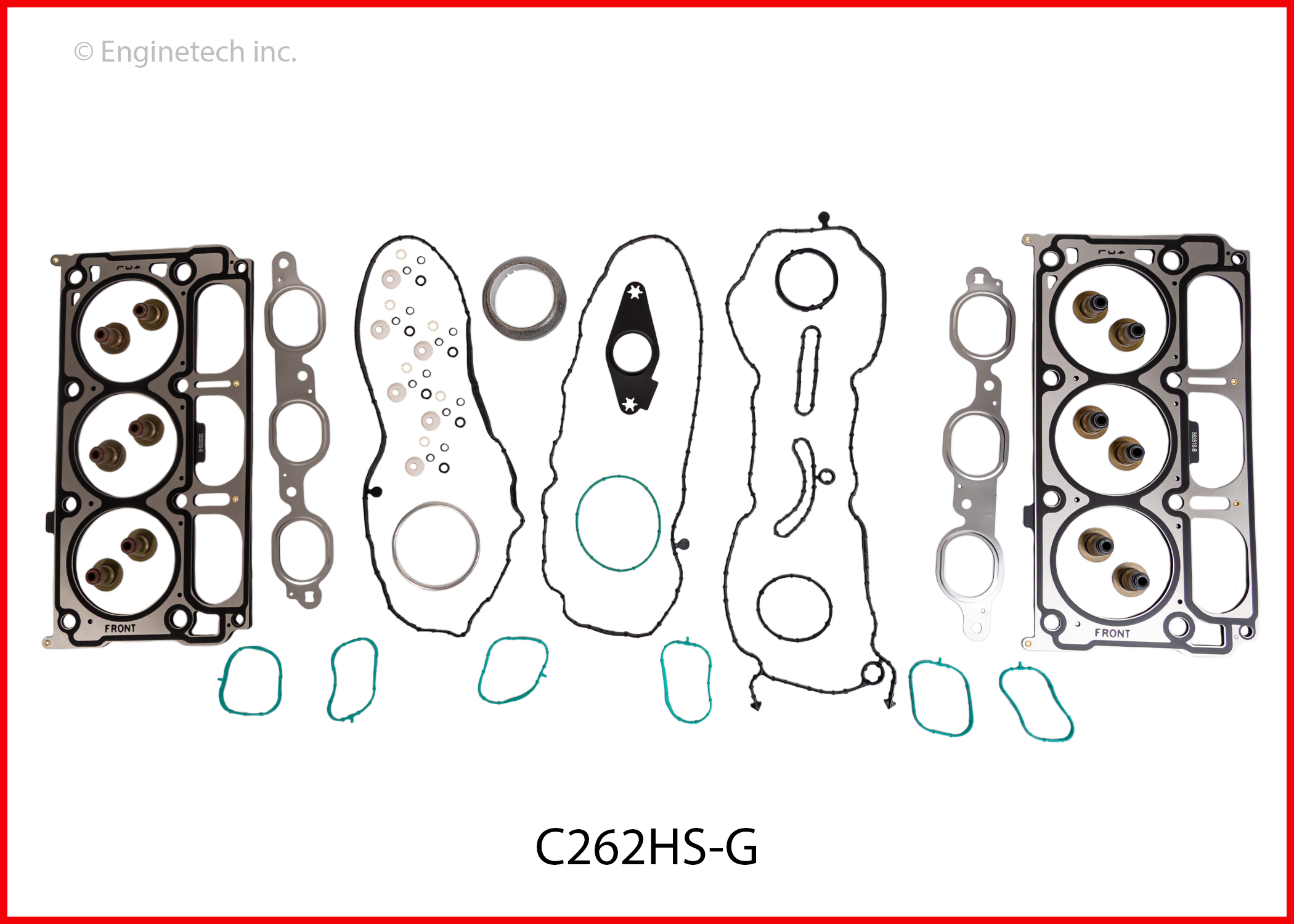 Enginetech C262HS-G Gasket Set - Head