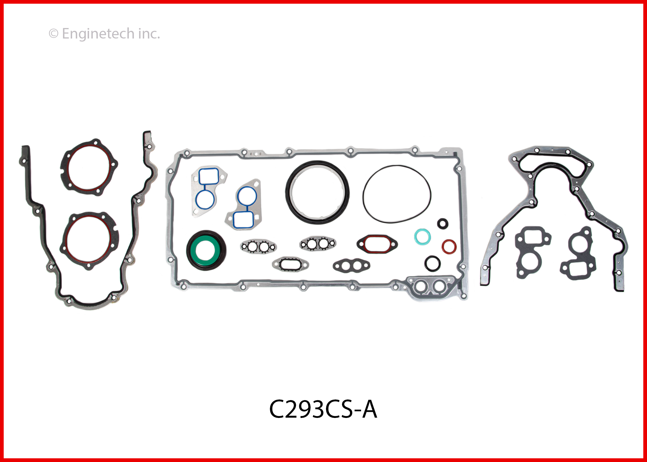 Enginetech C293CS-A Gasket Set - Lower