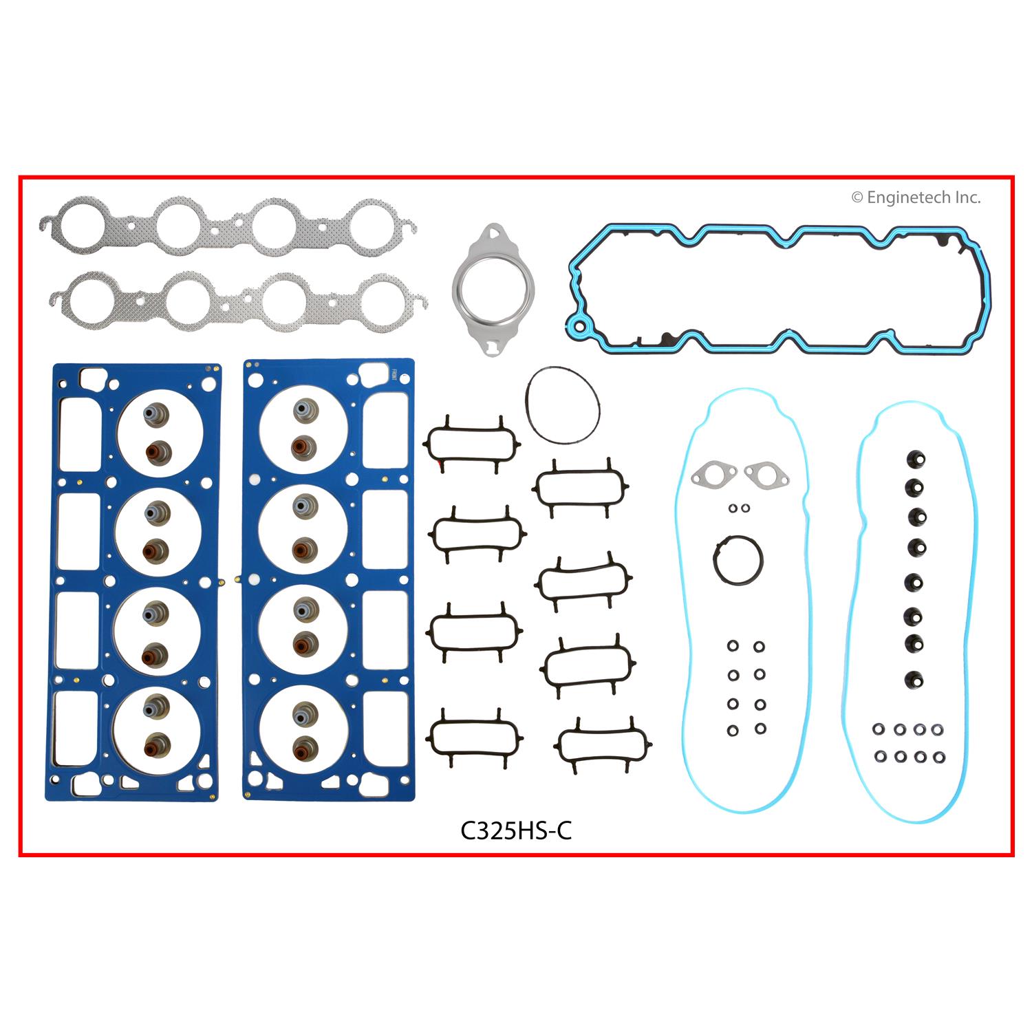 Enginetech C325HS-C Gasket Set - Head