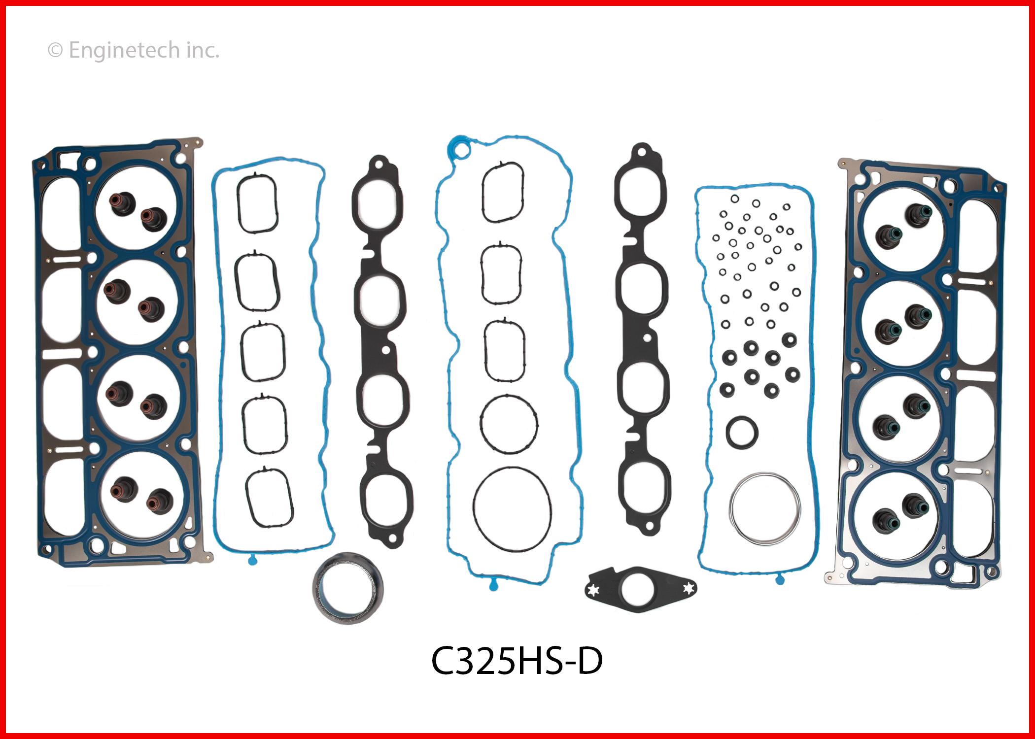Enginetech C325HS-D Gasket Set - Head