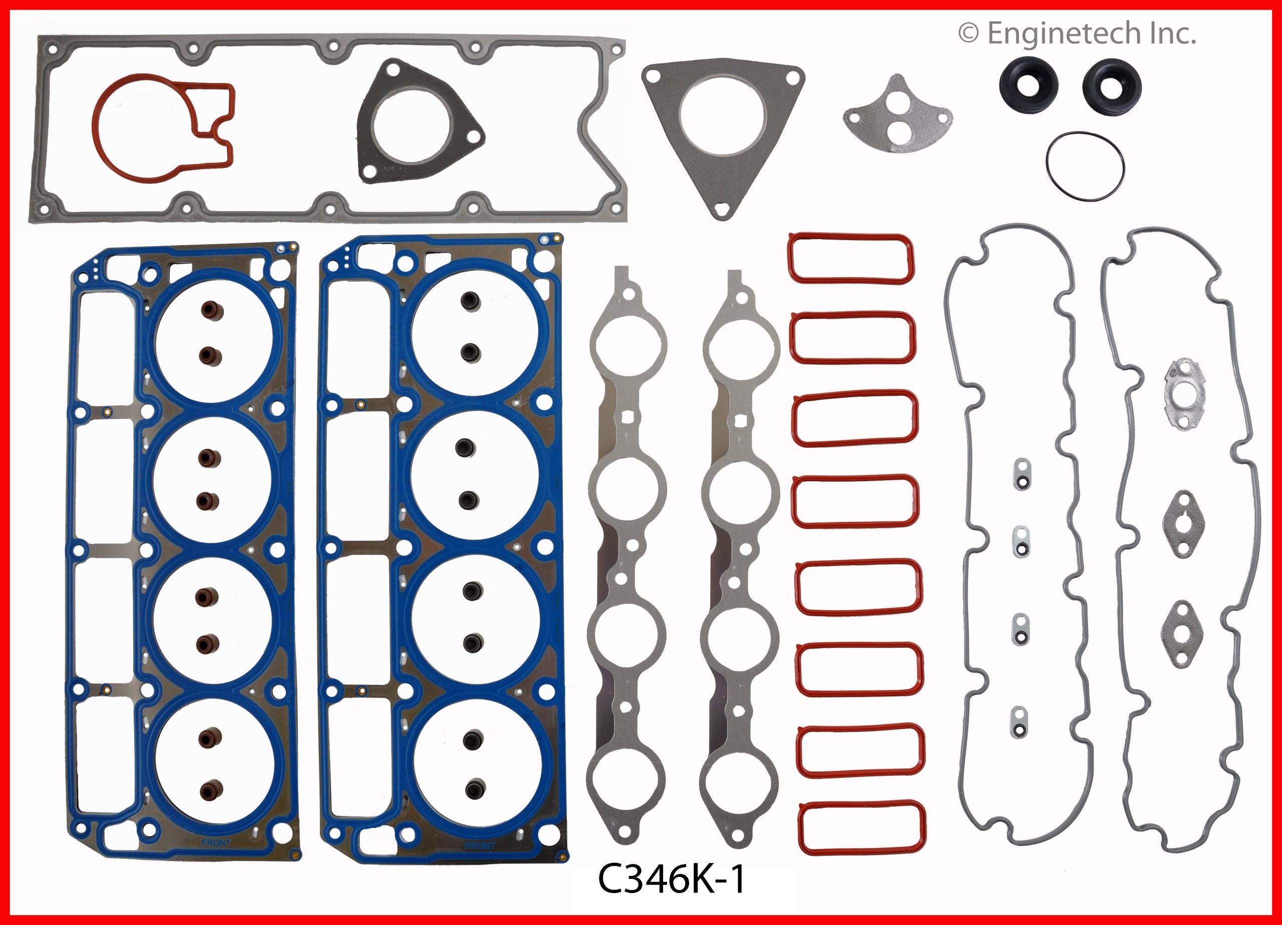 Enginetech C346K-1 Gasket Set - Full