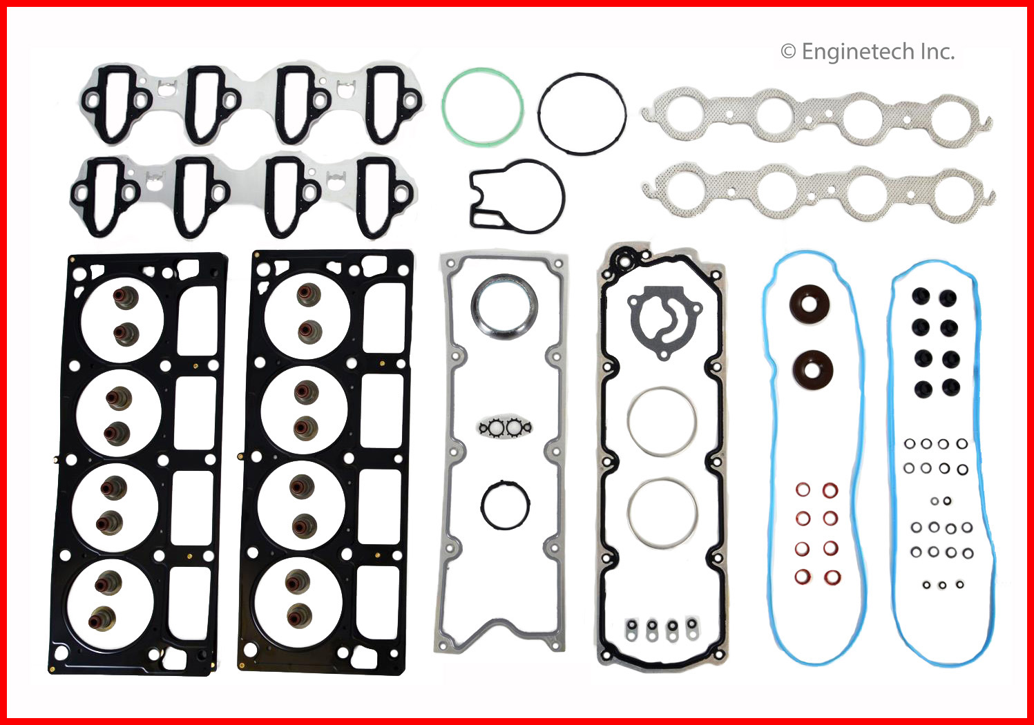Enginetech C364K-3 Gasket Set - Full