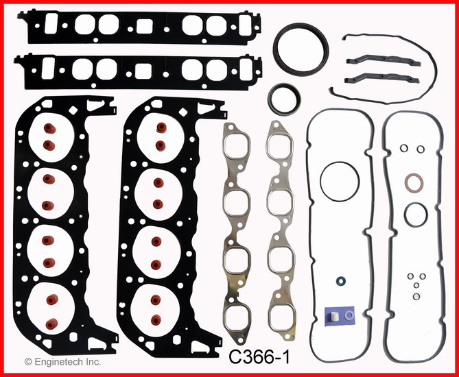 Enginetech C366-1 Gasket Set - Full