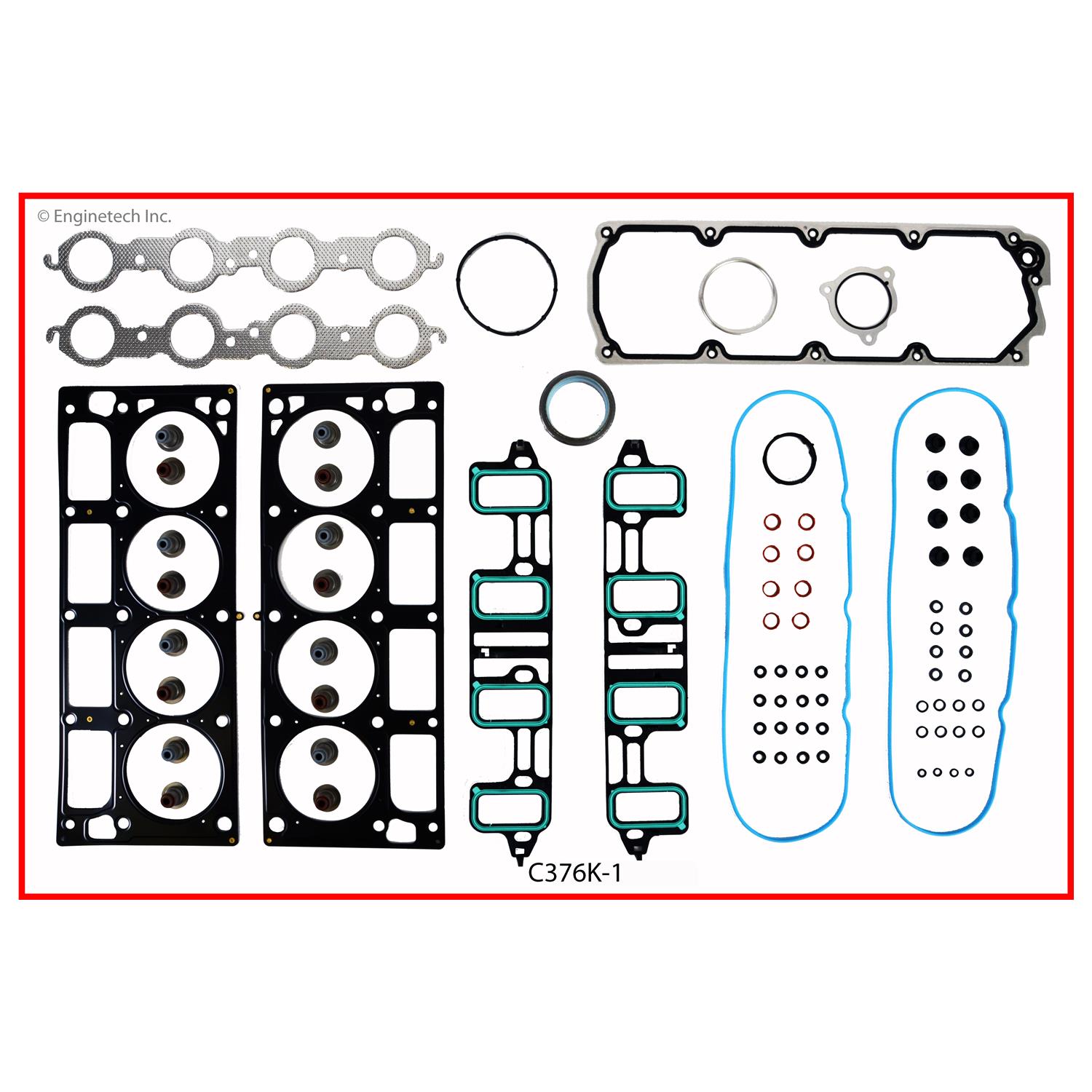 Enginetech C376K-1 Gasket Set - Full