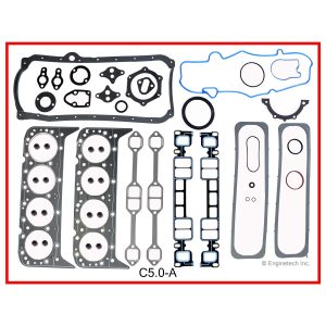 Enginetech C5.0-A Gasket Set - Full