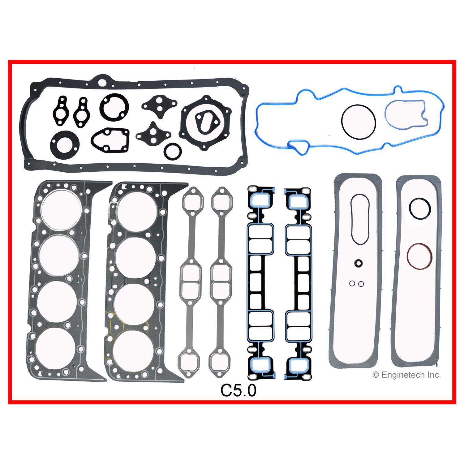 Enginetech C5.0 Gasket Set - PER