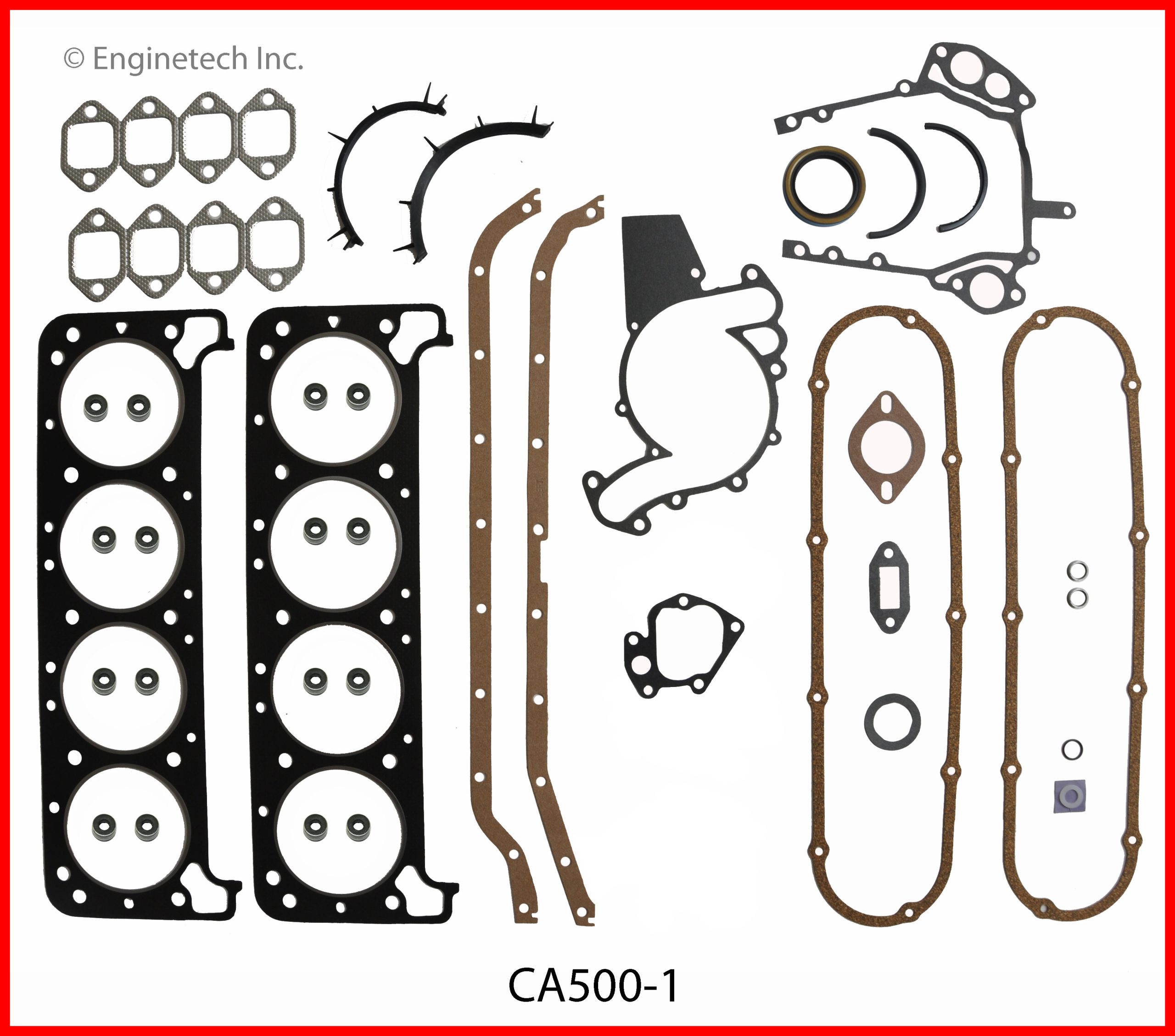 Enginetech CA500-1 Gasket Set - Full