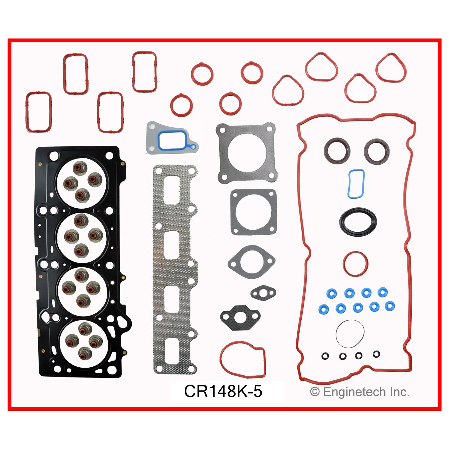 Enginetech CR148K-5 Gasket Set - Full
