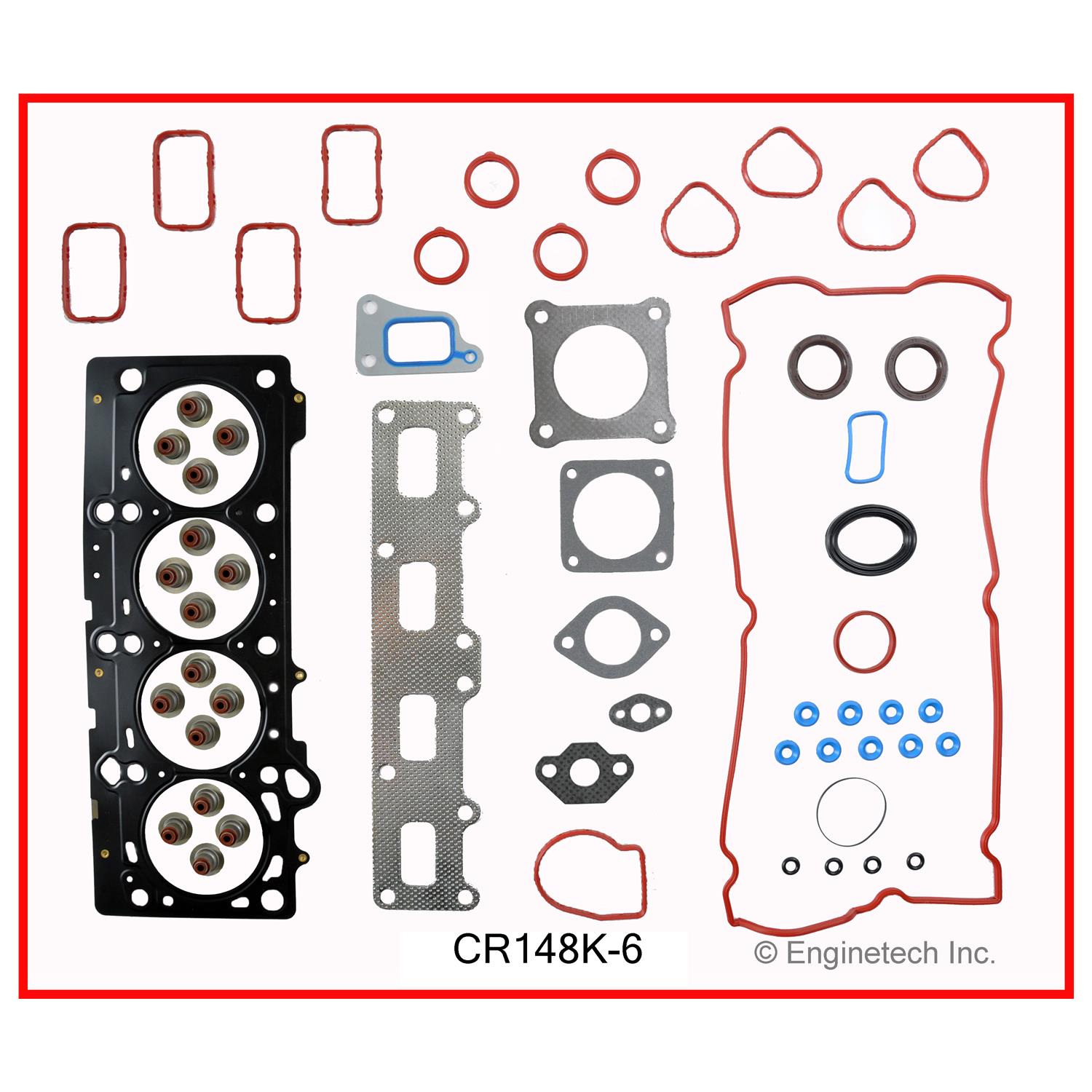 Enginetech CR148K-6 Gasket Set - Full