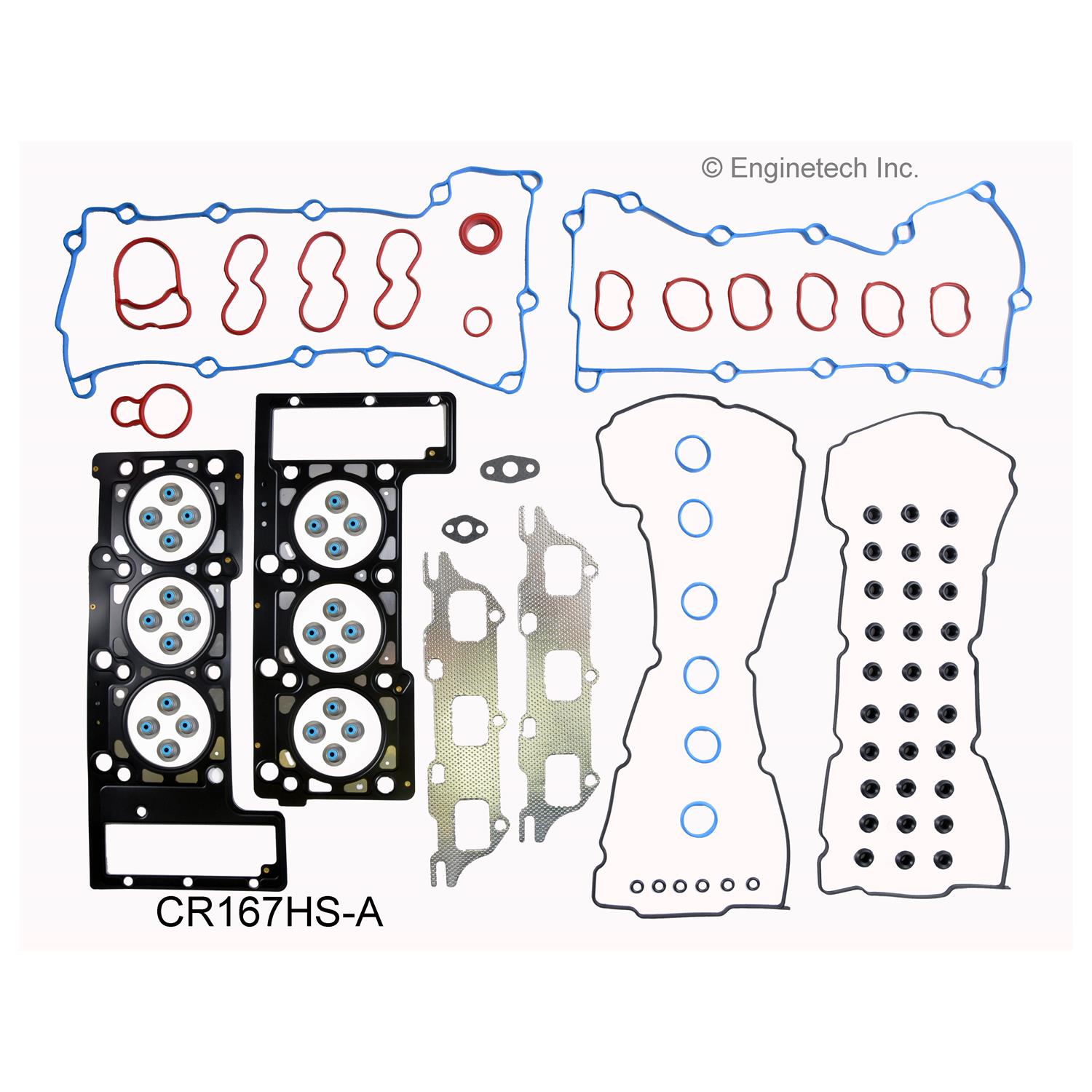 Enginetech CR167HS-A Gasket Set - Head