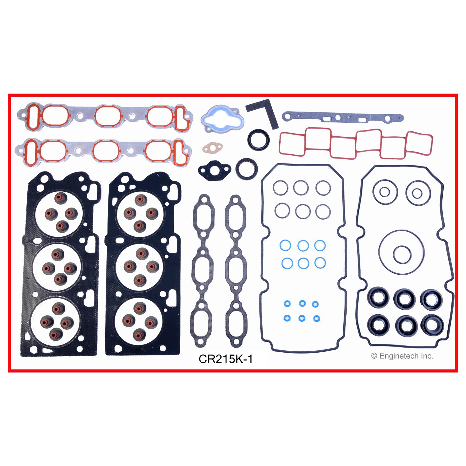 Enginetech CR215K-1 Gasket Set - Full