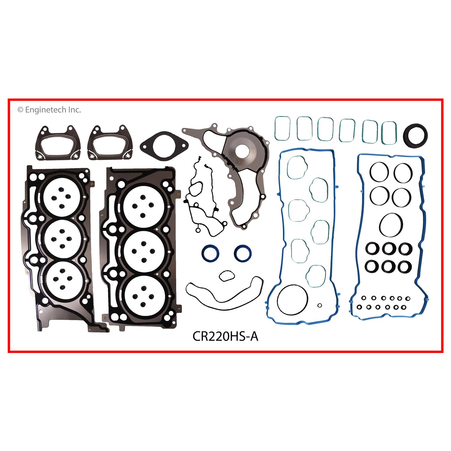Enginetech CR220HS-AWB Gasket Set - Head