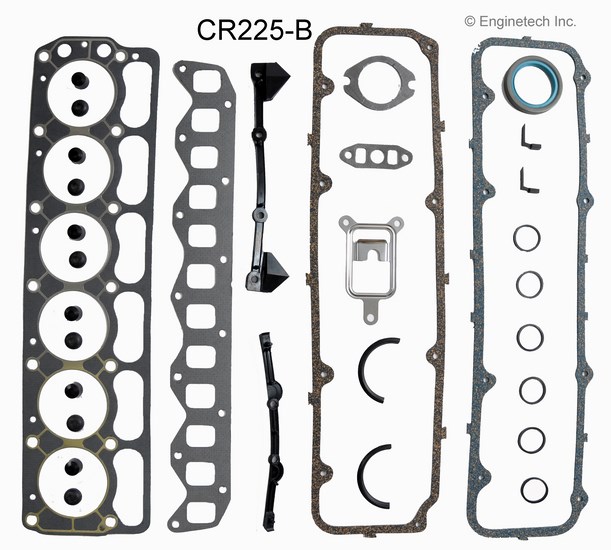 Enginetech CR225-B Gasket Set - Full
