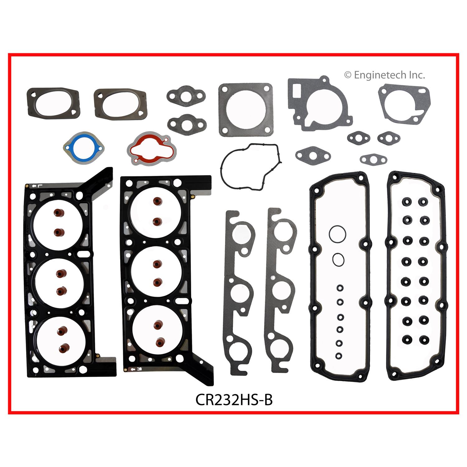 Enginetech CR232HS-BWB Gasket Set - Head