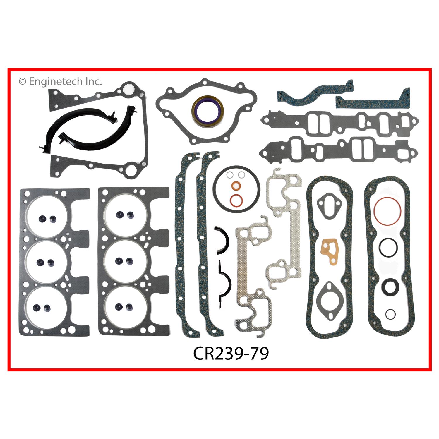 Enginetech CR239-79 Gasket Set - Full