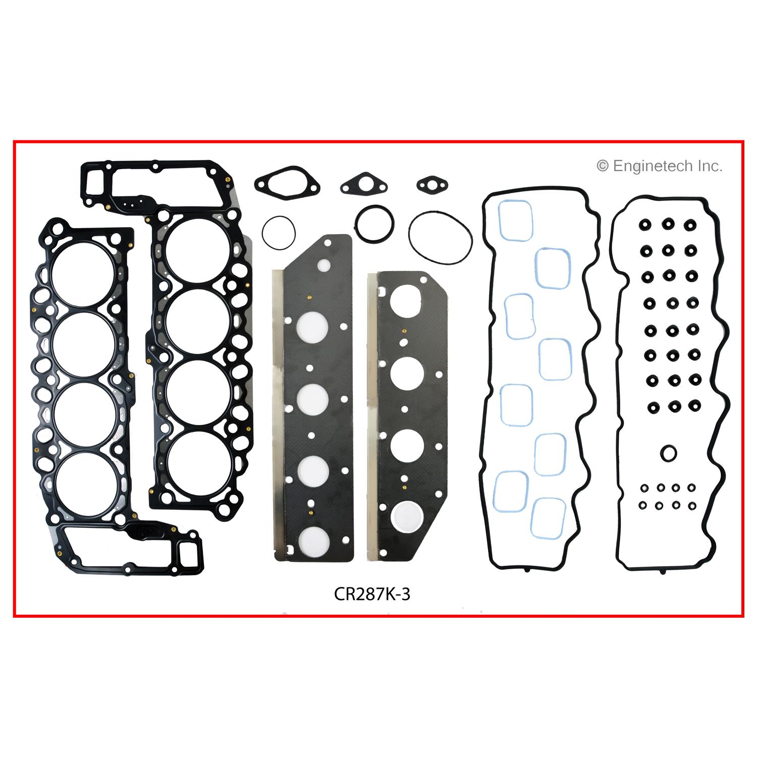 Enginetech CR287K-3 Gasket Set - Full