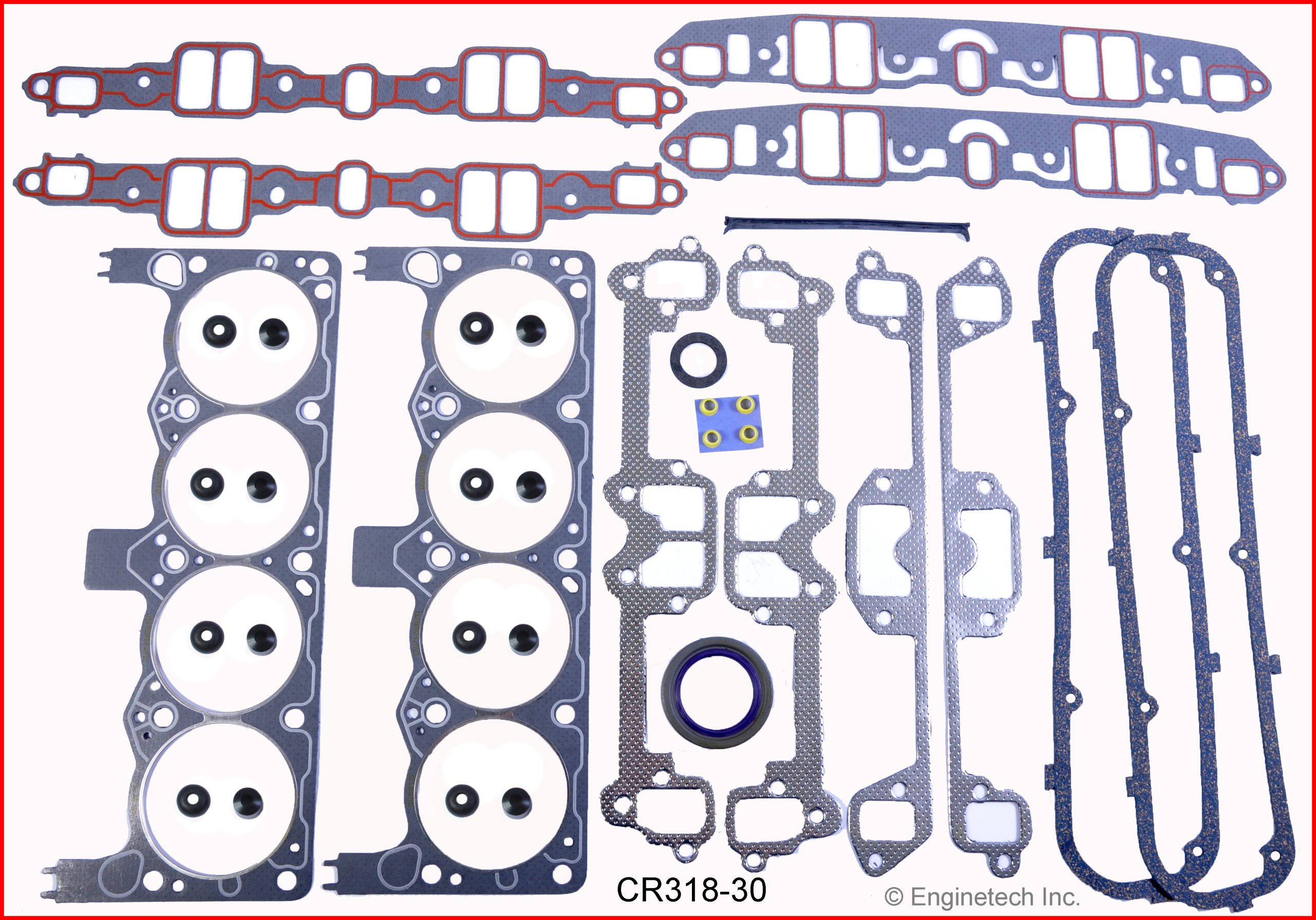 Enginetech CR318-30 Gasket Set - Full