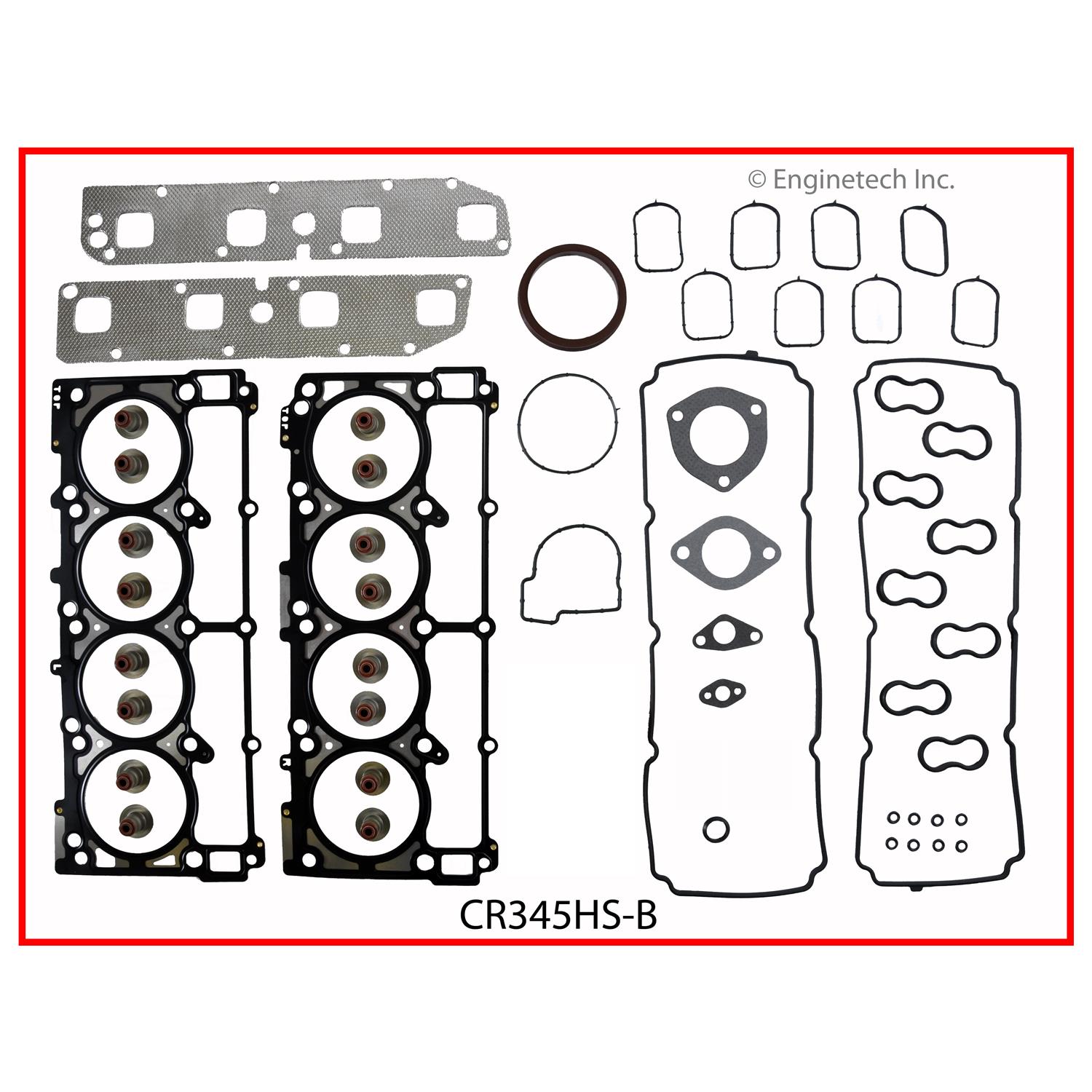Enginetech CR345HS-BWB Gasket Set - Head