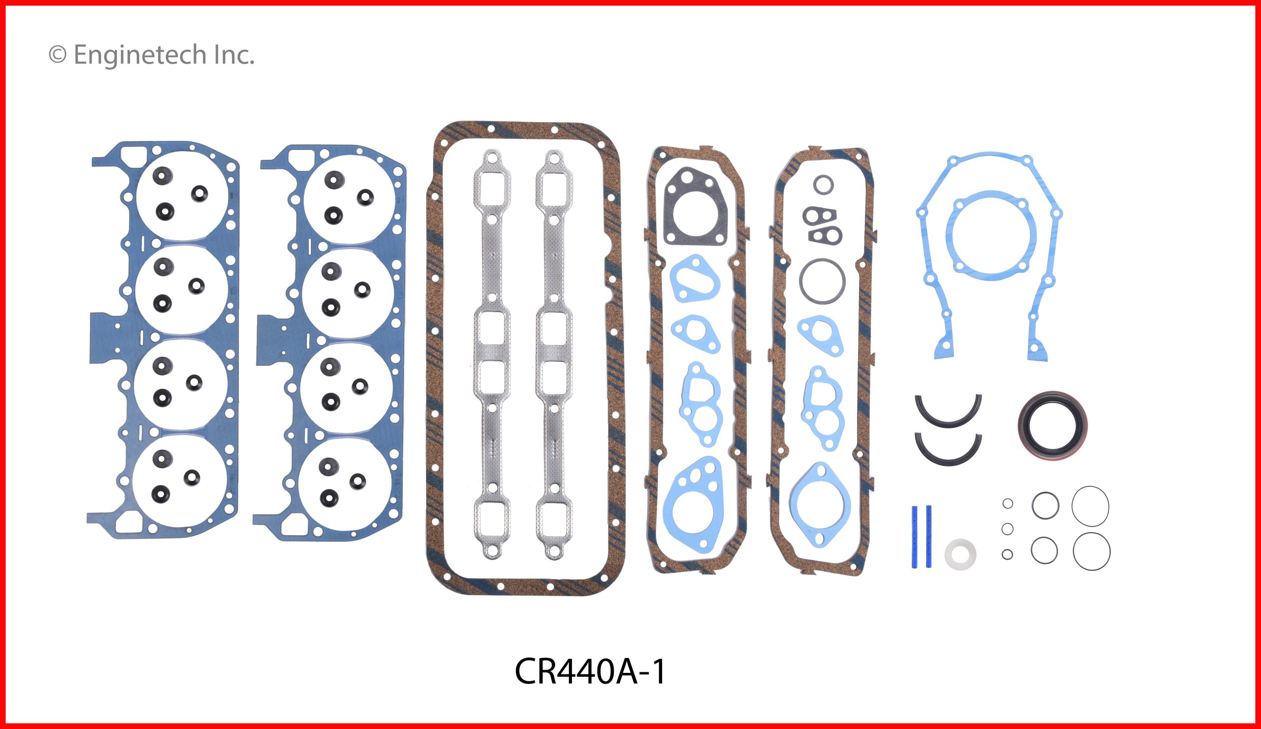 Enginetech CR440A-1 Gasket Set - Full