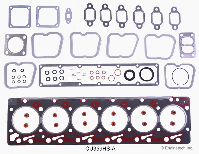 Enginetech CU359HS-A Gasket Set - Head