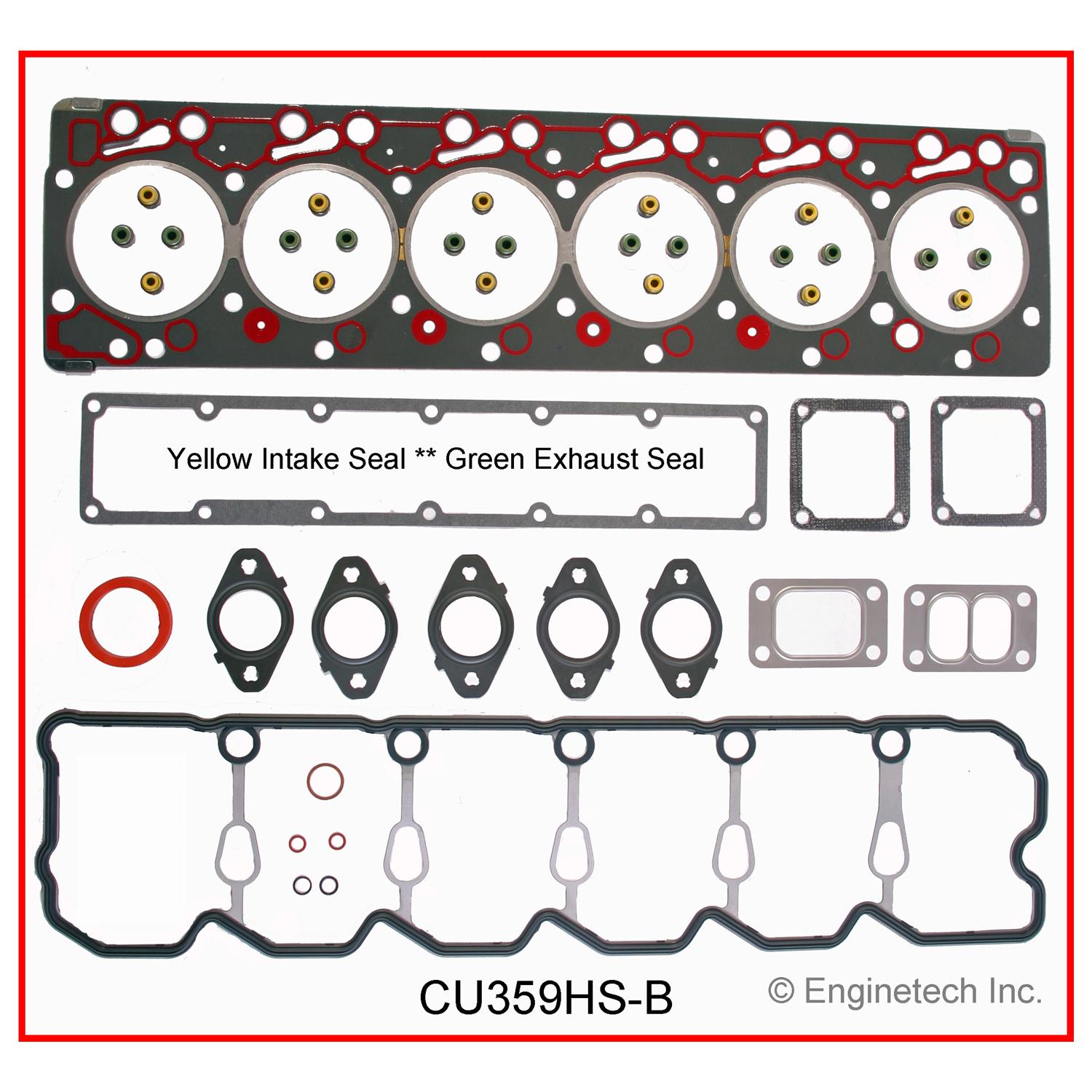 Enginetech CU359HS-B Gasket Set - Head