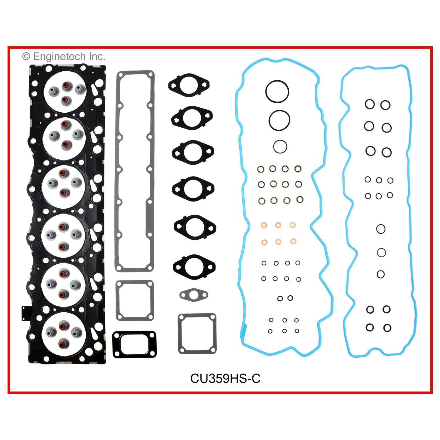 Enginetech CU359HS-C Gasket Set - Head