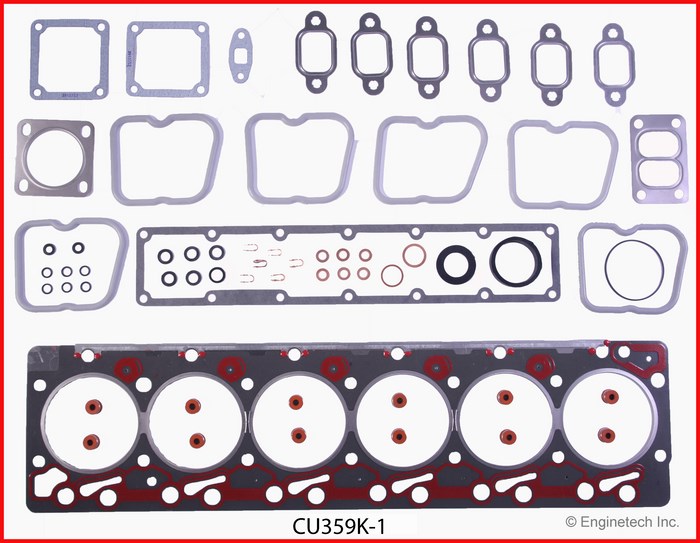 Enginetech CU359K-1 Gasket Set - Full