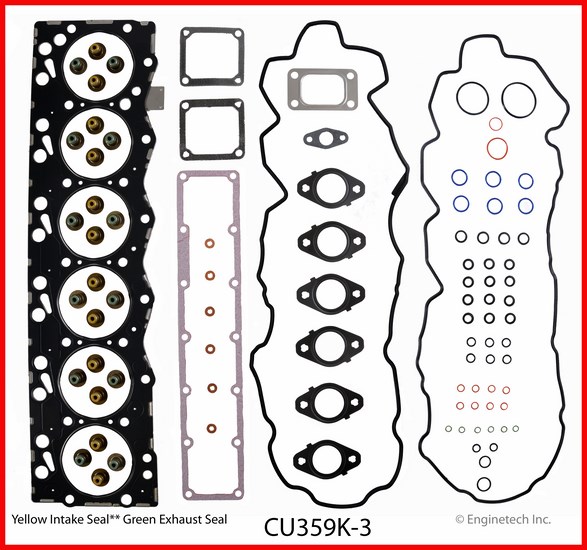 Enginetech CU359K-3 Gasket Set - Full