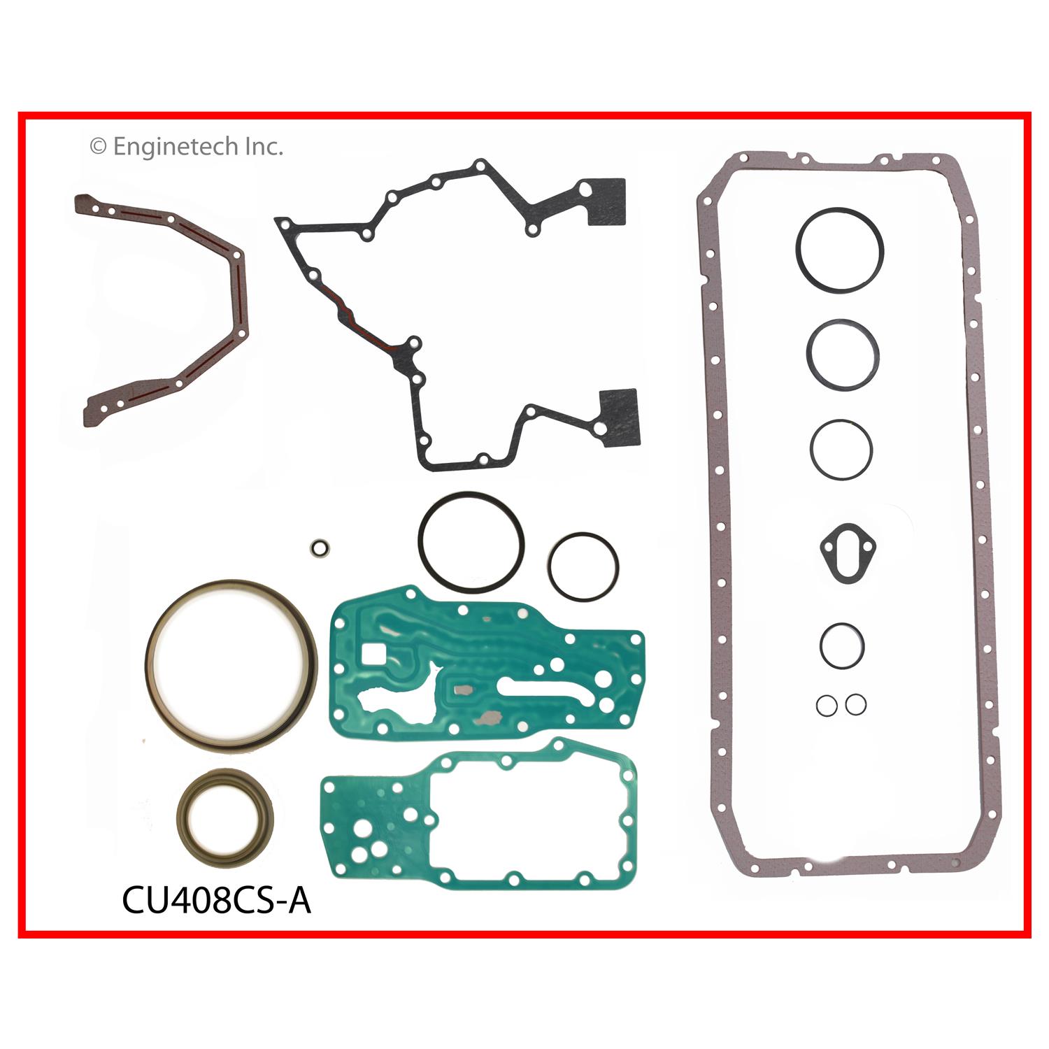 Enginetech CU408CS-A Gasket Set - Lower