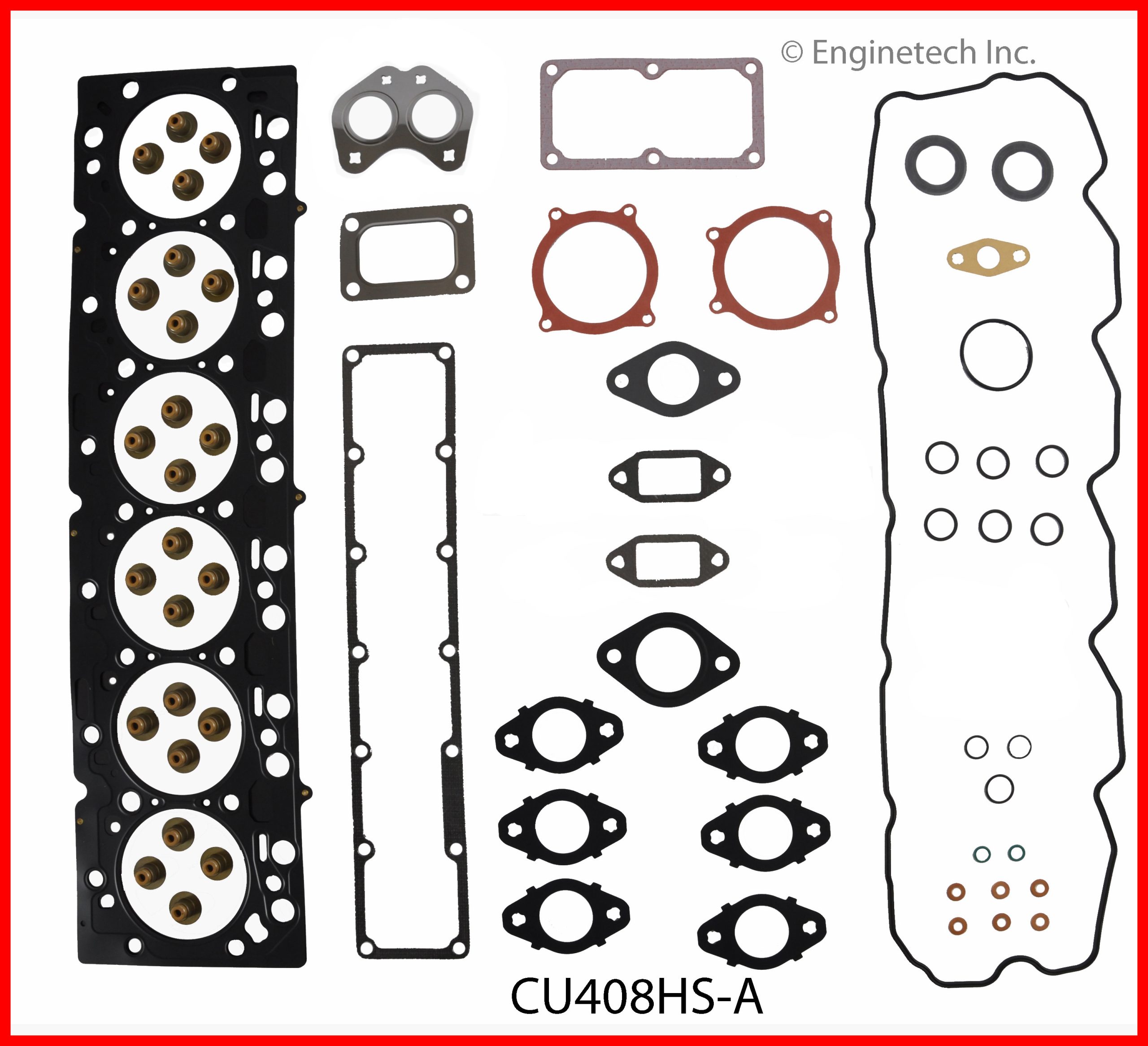 Enginetech CU408HS-A Gasket Set - Head