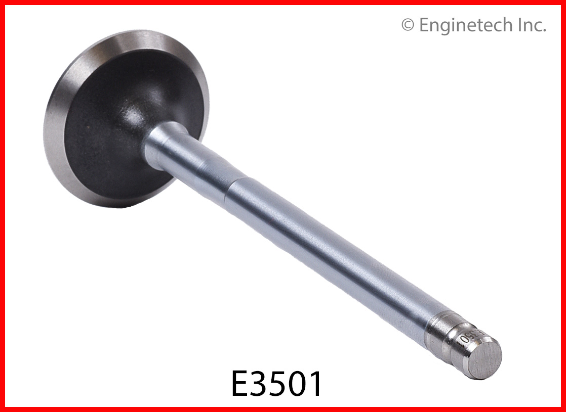 Enginetech E3501 Valve - Exhaust (O/S Stem And Head) - Set of 8