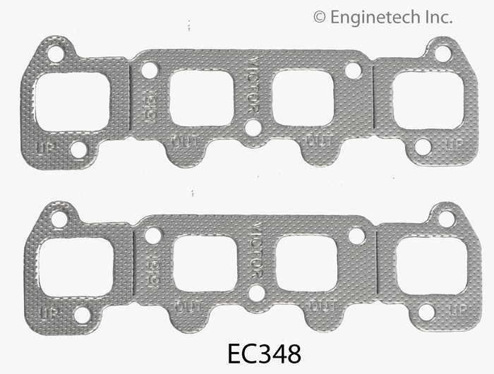 Enginetech EC348 Gasket - Exhaust