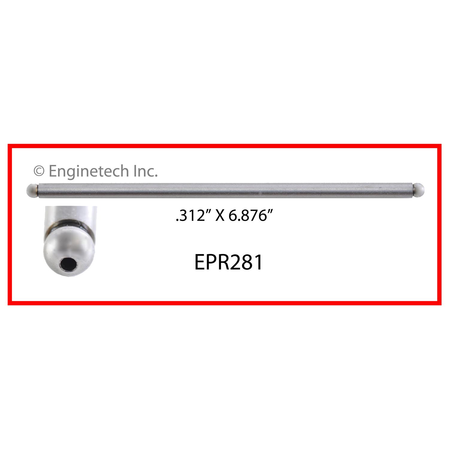 Enginetech EPR281-16 Push Rod