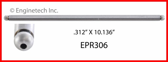 Enginetech EPR306 Push Rod - Set of 4