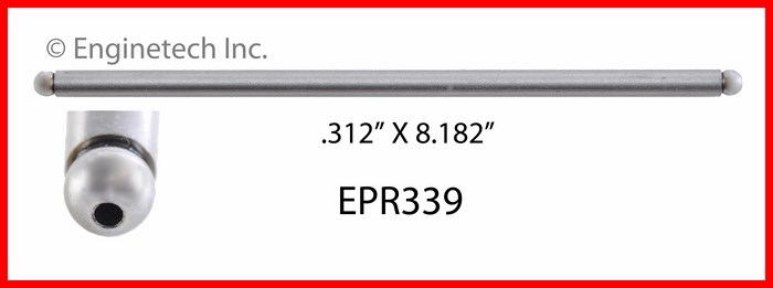 Enginetech EPR339 Push Rod - Set of 4