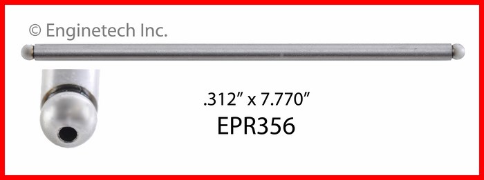 Enginetech EPR356 Push Rod - Set of 4