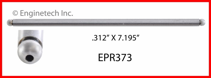 Enginetech EPR373 Push Rod - Set of 4