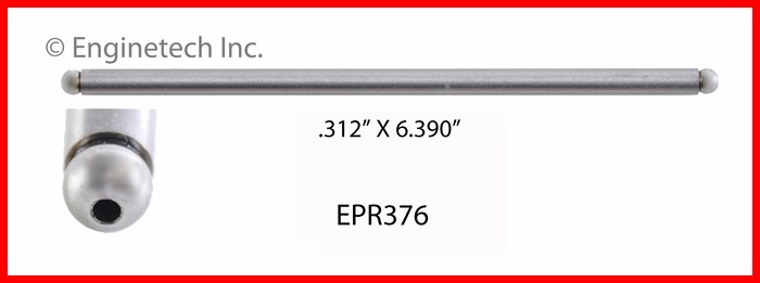 Enginetech EPR376 Push Rod - Set of 4