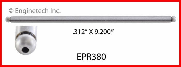 Enginetech EPR380 Push Rod - Set of 4
