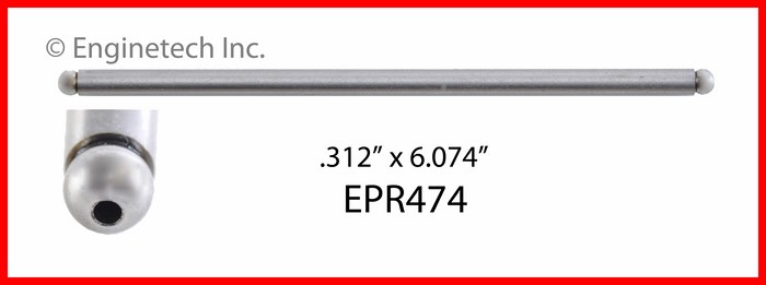 Enginetech EPR474 Push Rod