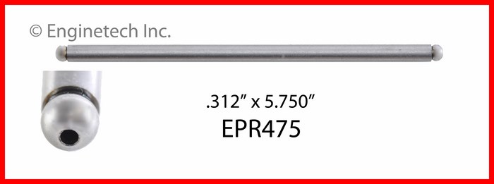 Enginetech EPR475 Push Rod