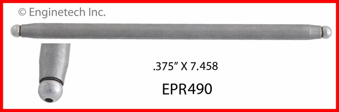 Enginetech EPR490 Push Rod