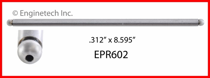 Enginetech EPR602 Push Rod - Set of 4