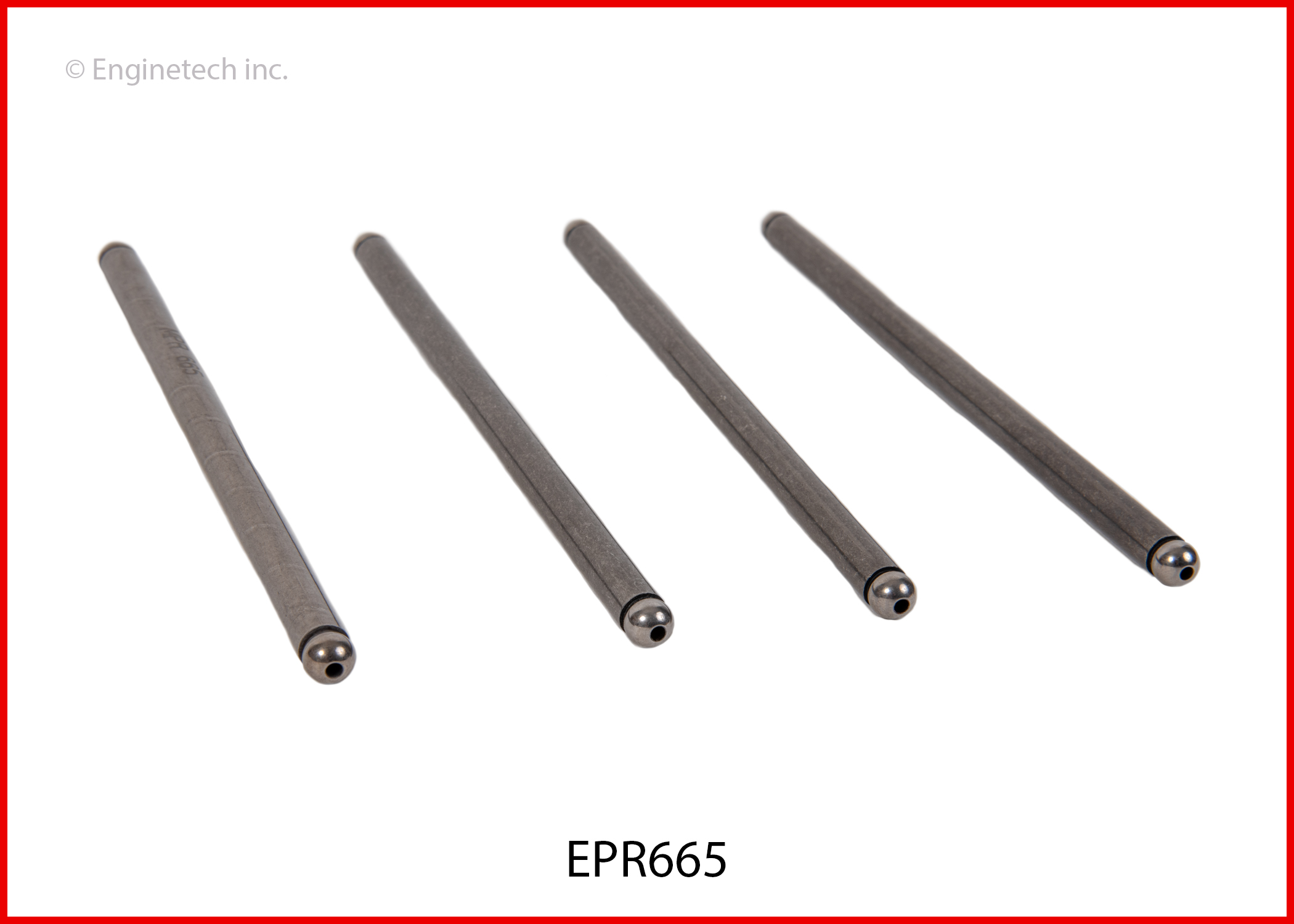 Enginetech EPR665 Push Rod - Pack of 4