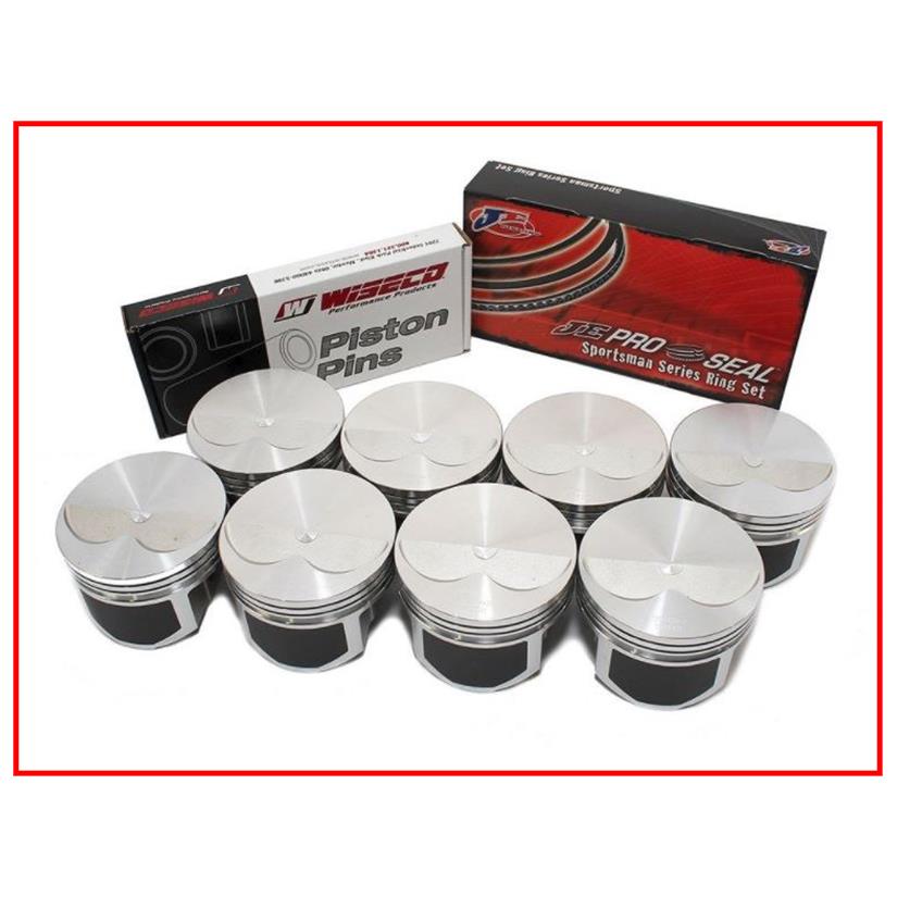 Enginetech ET-PTS506A4 Piston Set - 8 Pistons