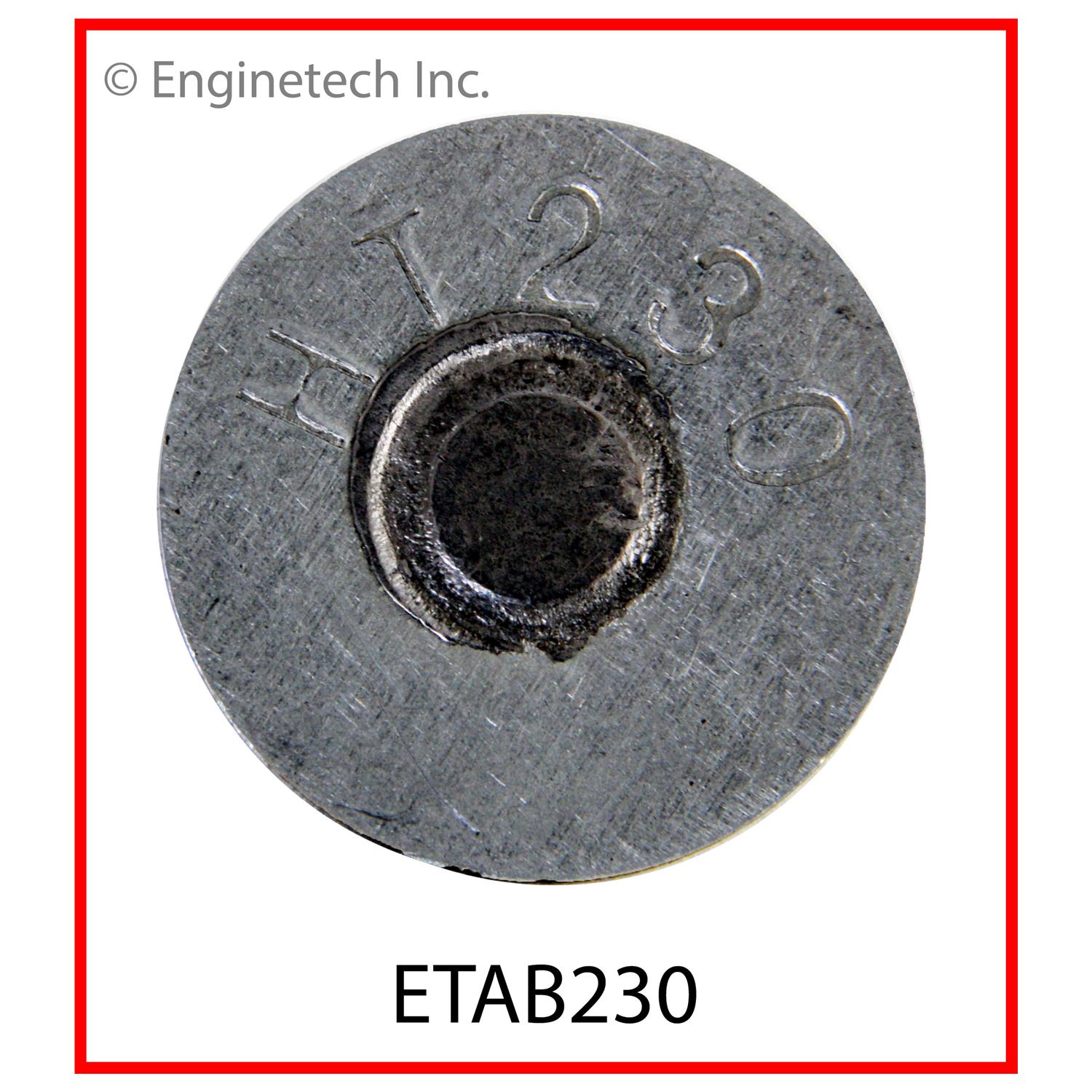 Enginetech ETAB230-100 Heat Tab (100 pack) 230° F Use PX25909 for Mounting