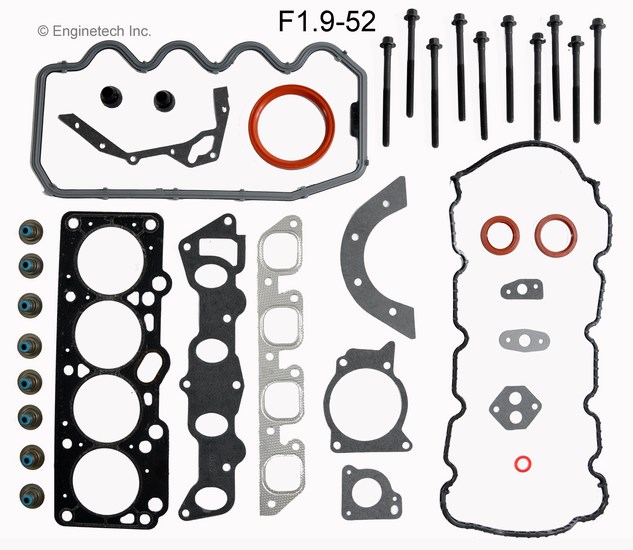 Enginetech F1.9-52 Gasket Set - Full