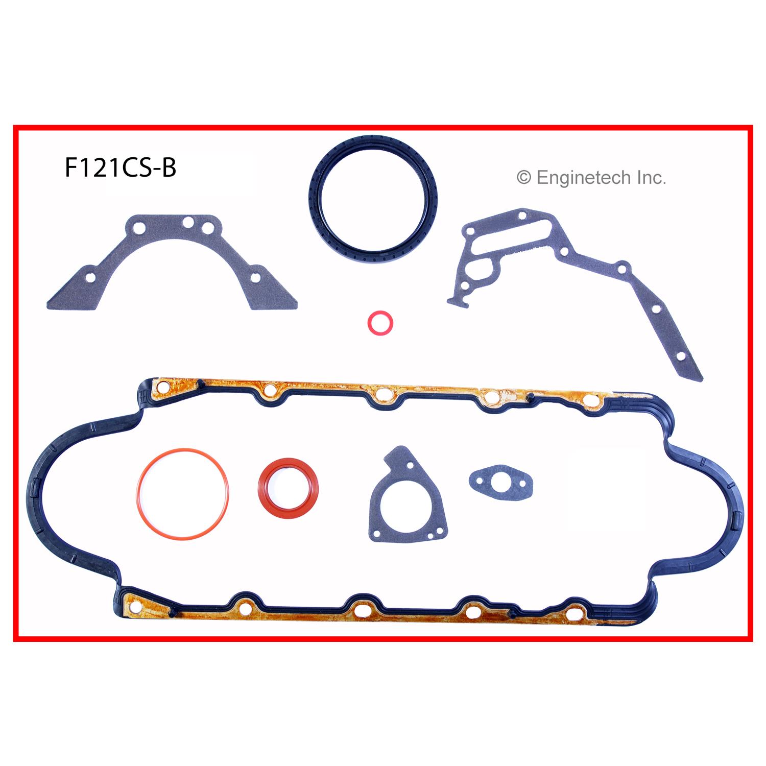 Enginetech F121CS-B Gasket Set - Lower